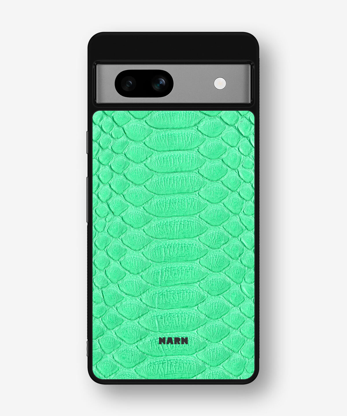 Google Pixel 7a Hard Case – Turquoise Snake - View 1