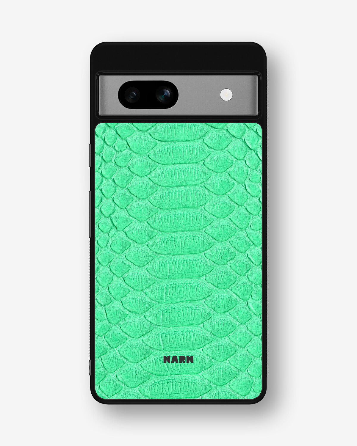 Google Pixel 7a Hard Case – Turquoise Snake - View 1