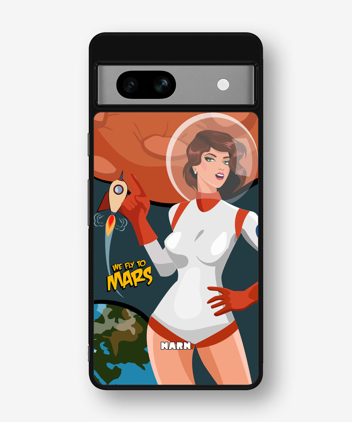 Google Pixel 7a Hard Case – We Fly To Mars - View 1