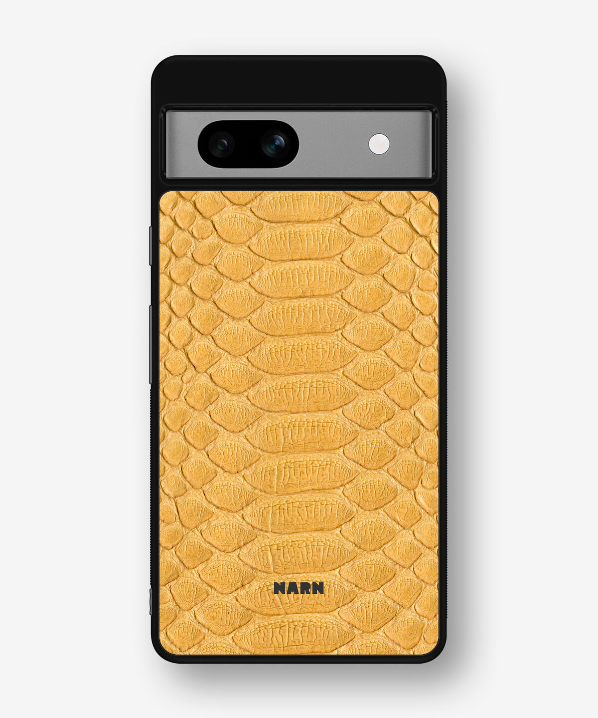 Google Pixel 7a Hard Case – Yellow Snake - View 1