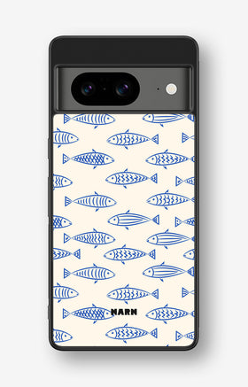 Google Pixel 8 Hard Case – Blue Catch - View 1