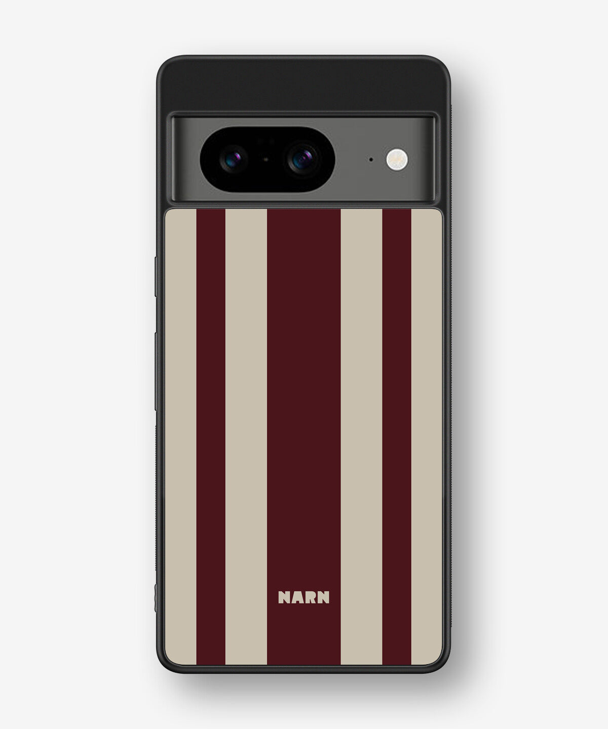 Google Pixel 8 Hard Case – Bordeaux Stripe - View 1
