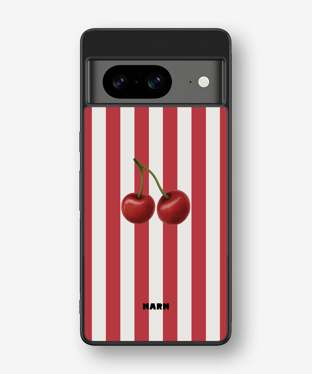 Google Pixel 8 Hard Case – Cherry Stripes - View 1