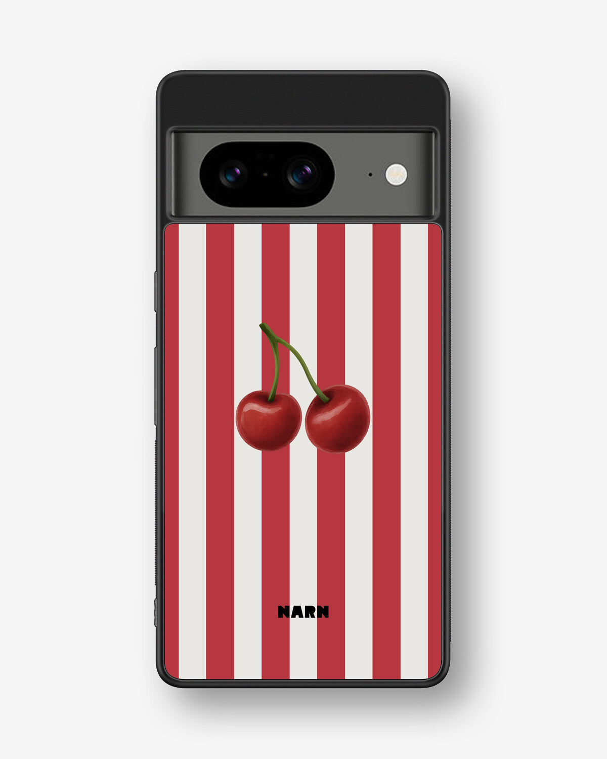 Google Pixel 8 Hard Case – Cherry Stripes - View 1