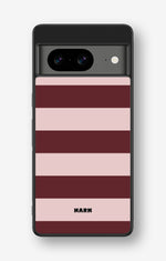 Google Pixel 8 Hard Case – Cranberry Stripe - View 1