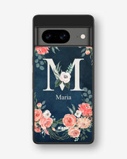 Google Pixel 8 Hard Case – Custom - Floral - View 1