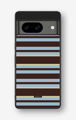 Google Pixel 8 Hard Case – Latte Lines - View 1