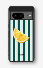 Google Pixel 8 Hard Case – Lemon Stripes - View 1