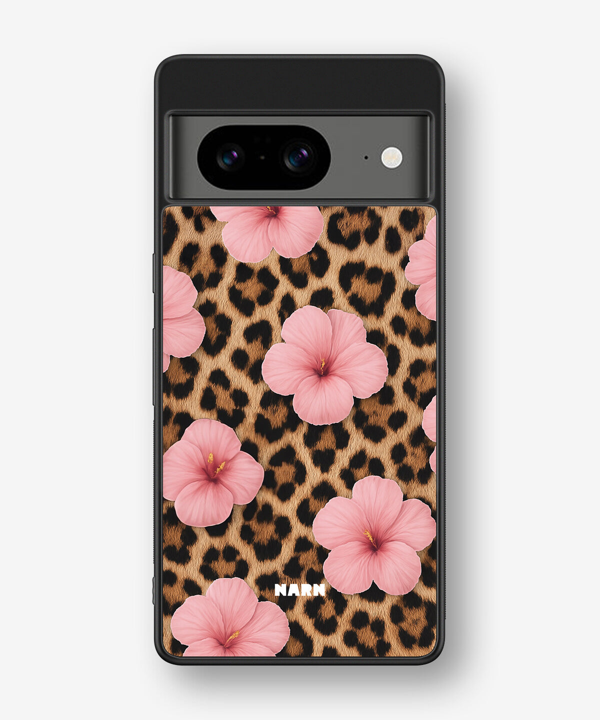 Google Pixel 8 Hard Case – Leopard Flower - View 1