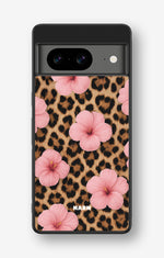 Google Pixel 8 Hard Case – Leopard Flower - View 1