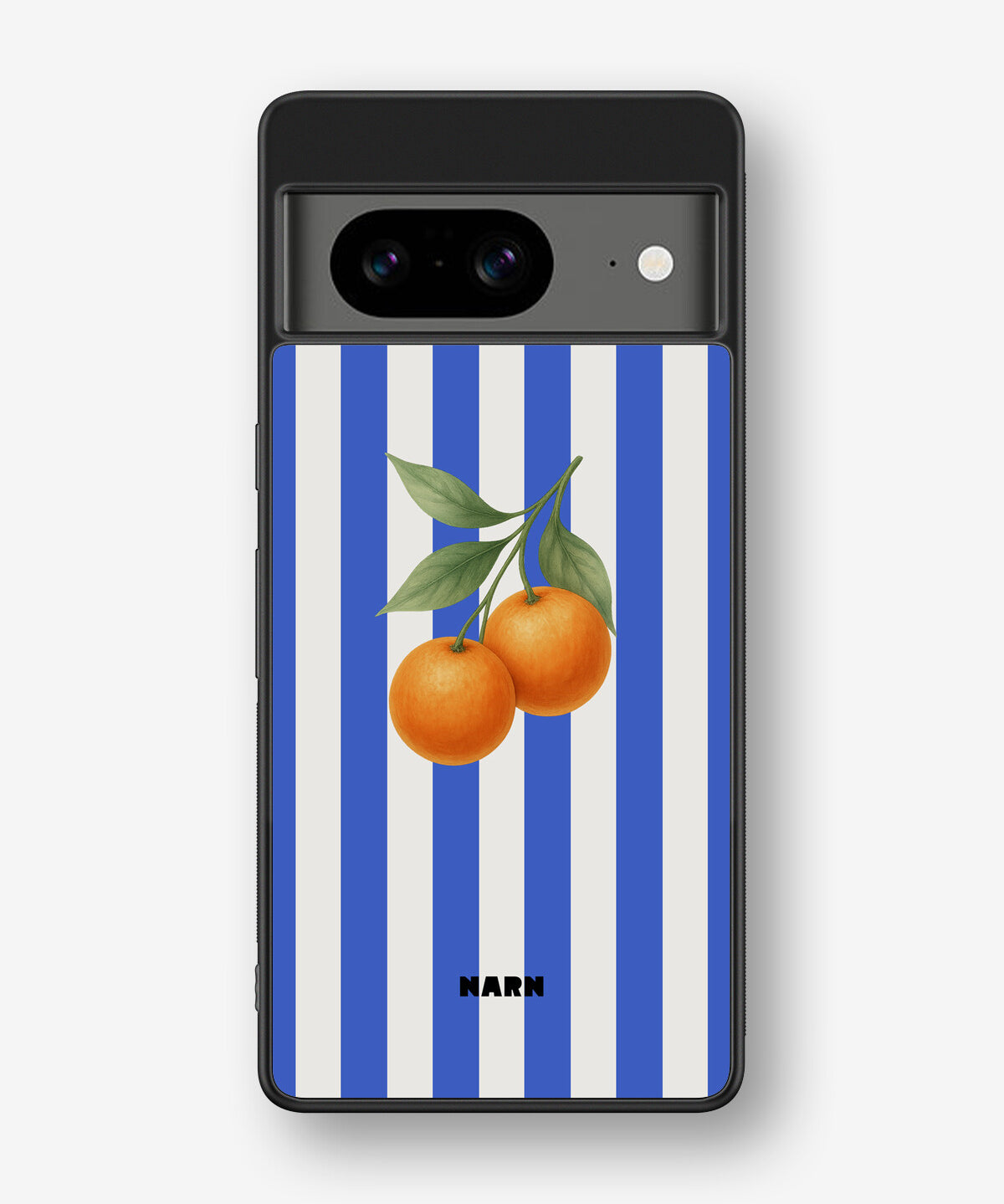 Google Pixel 8 Hard Case – Orange Stripes - View 1
