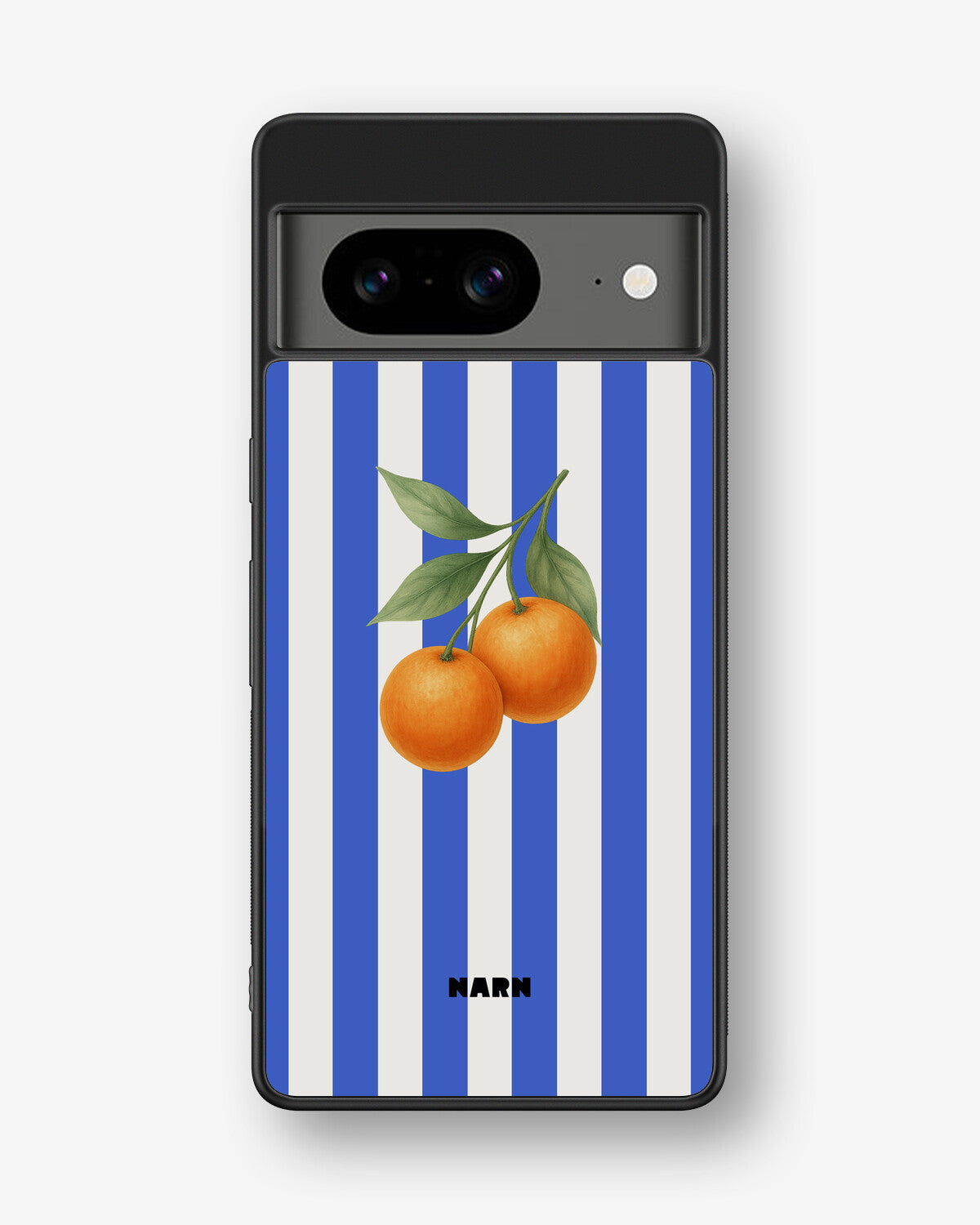 Google Pixel 8 Hard Case – Orange Stripes - View 1