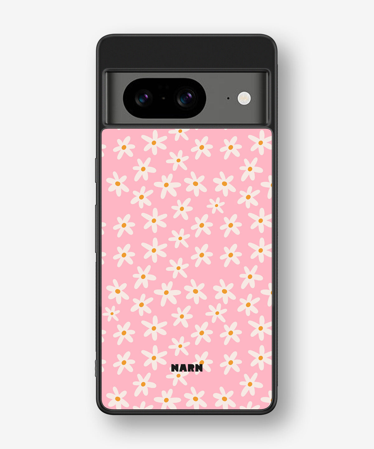 Google Pixel 8 Hard Case – Pink Daisy - View 1