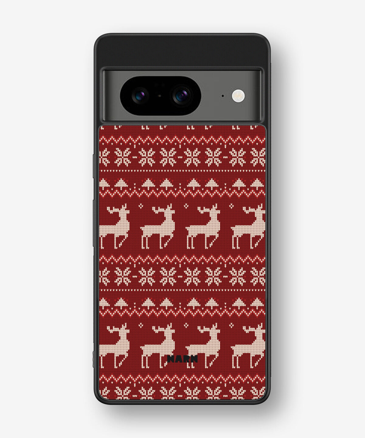 Google Pixel 8 Hard Case – Reindeer Knit - View 1