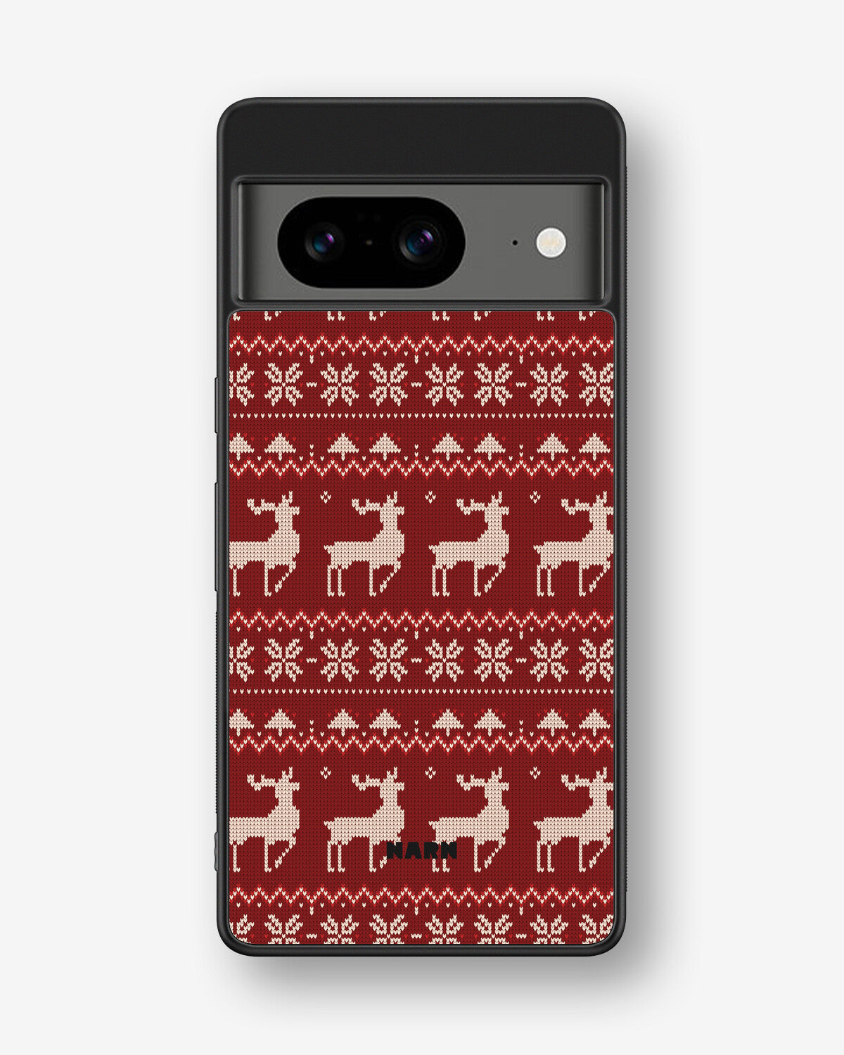 Google Pixel 8 Hard Case – Reindeer Knit - View 1