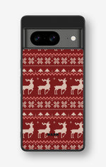 Google Pixel 8 Hard Case – Reindeer Knit - View 1
