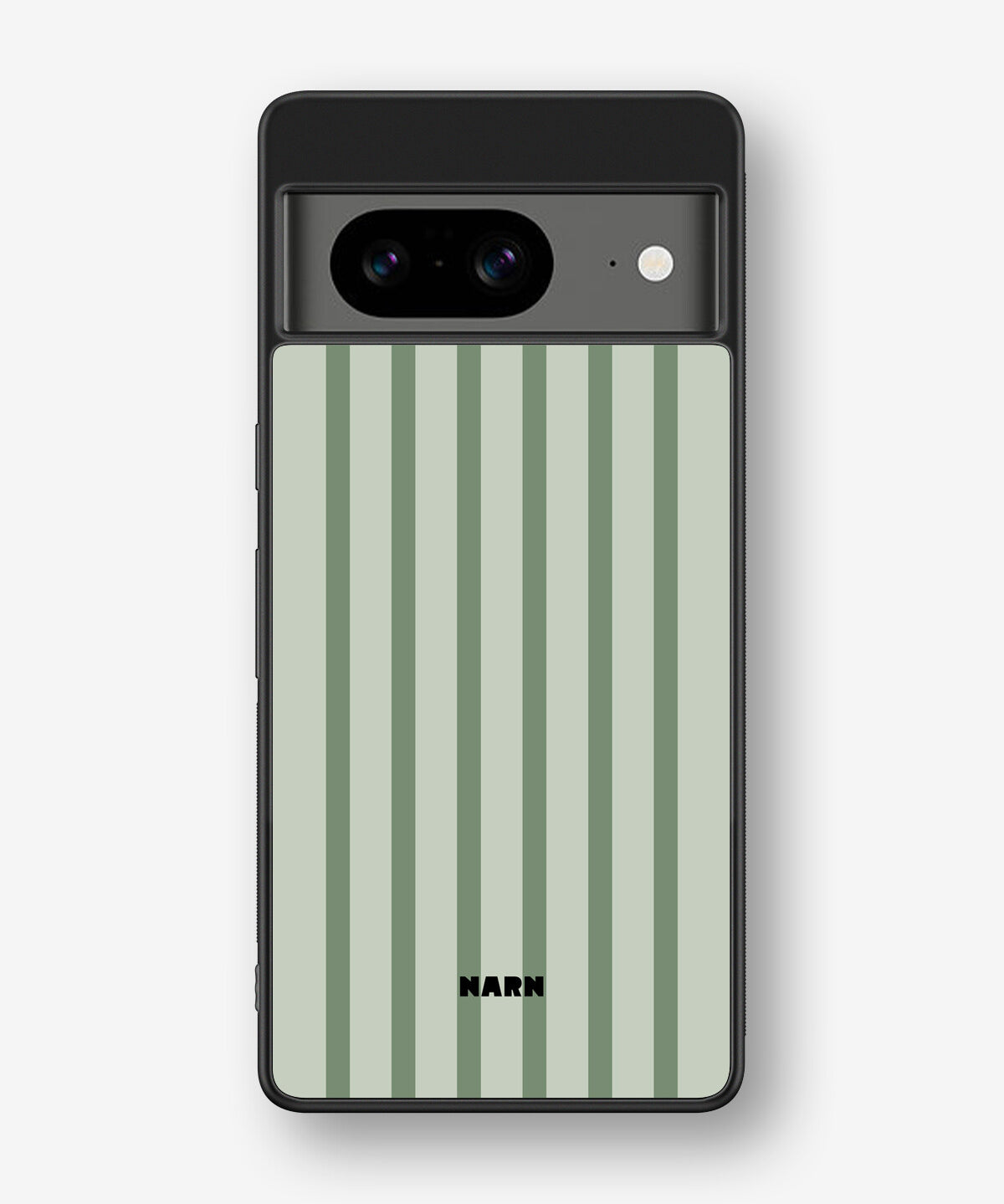 Google Pixel 8 Hard Case – Sage Stripes - View 1