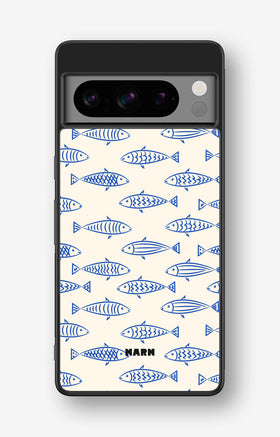 Google Pixel 8 Pro Hard Case – Blue Catch - View 1