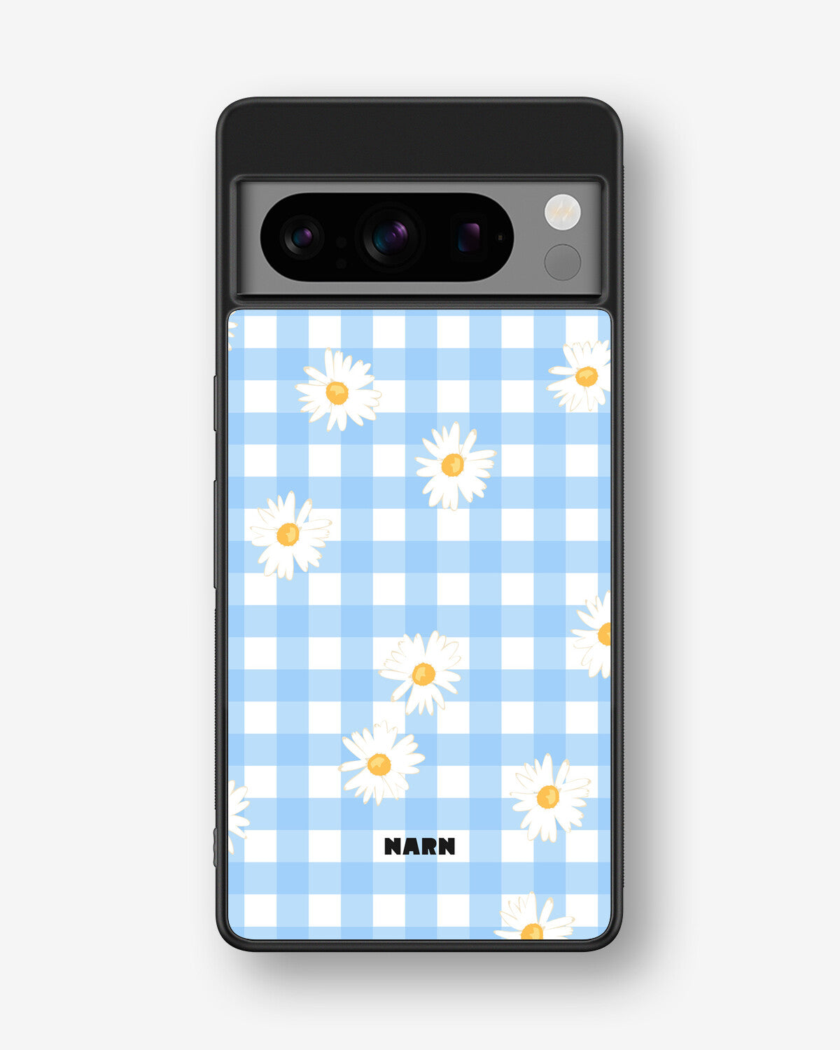 Google Pixel 8 Pro Hard Case – Blue Daisies - View 1