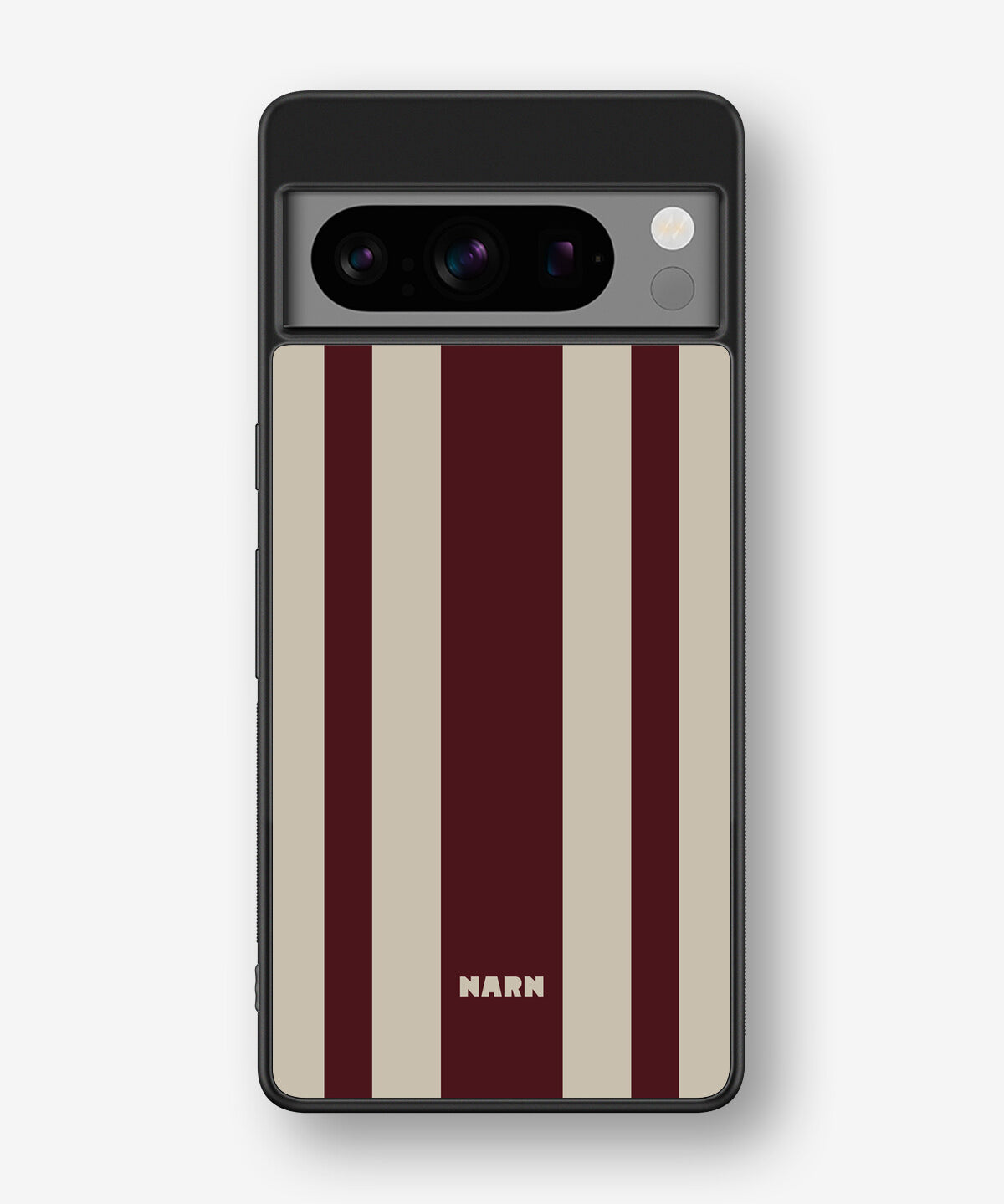 Google Pixel 8 Pro Hard Case – Bordeaux Stripe - View 1