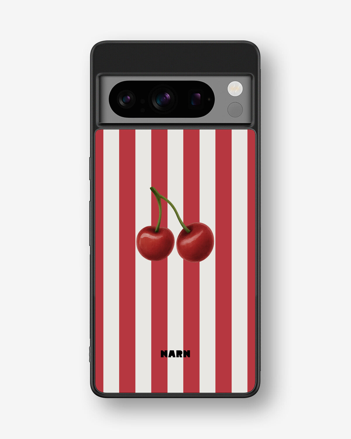 Google Pixel 8 Pro Hard Case – Cherry Stripes - View 1