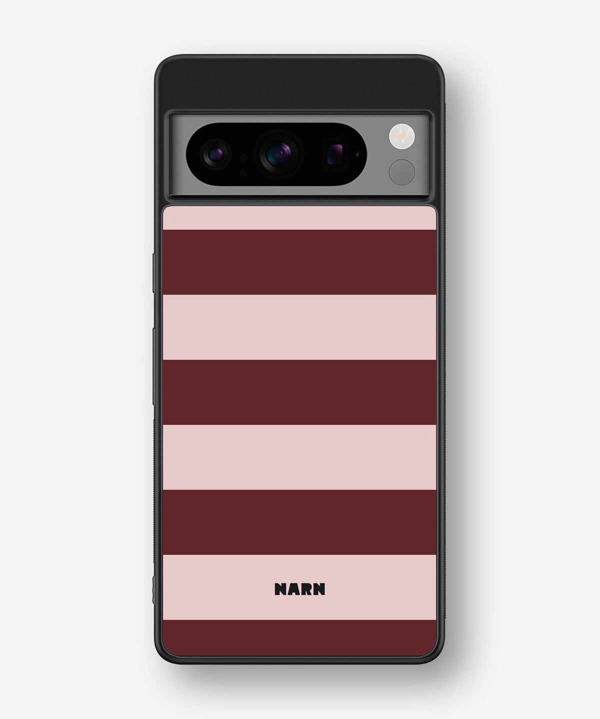 Google Pixel 8 Pro Hard Case – Cranberry Stripe - View 1