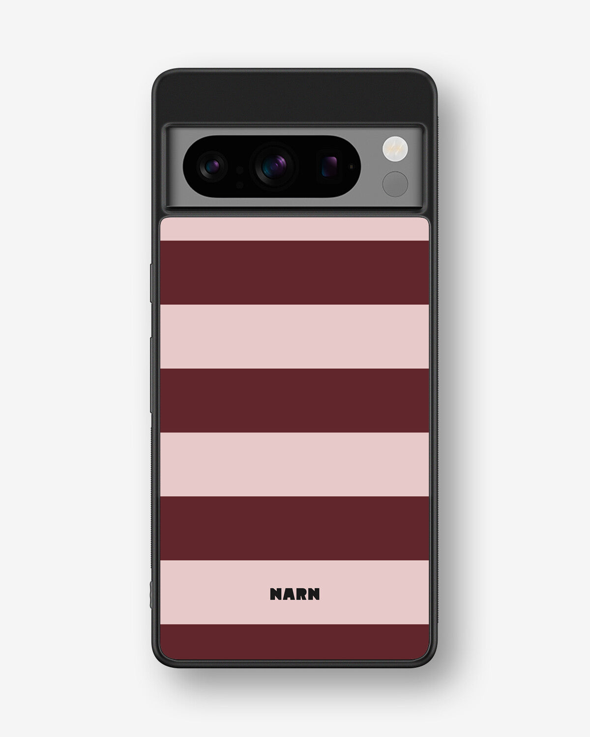 Google Pixel 8 Pro Hard Case – Cranberry Stripe - View 1