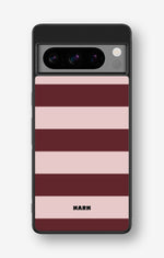 Google Pixel 8 Pro Hard Case – Cranberry Stripe - View 1
