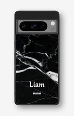 Google Pixel 8 Pro Hard Case – Custom - Black Marble - View 1