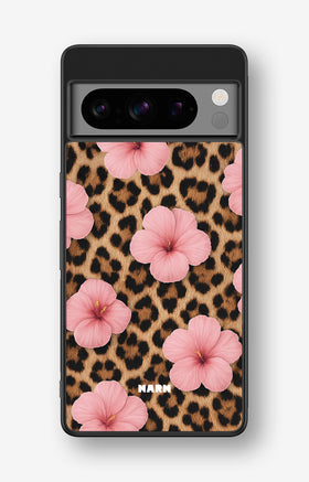 Google Pixel 8 Pro Hard Case – Leopard Flower - View 1