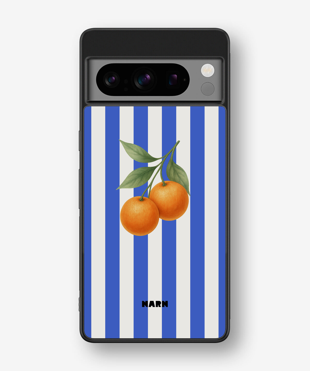 Google Pixel 8 Pro Hard Case – Orange Stripes - View 1