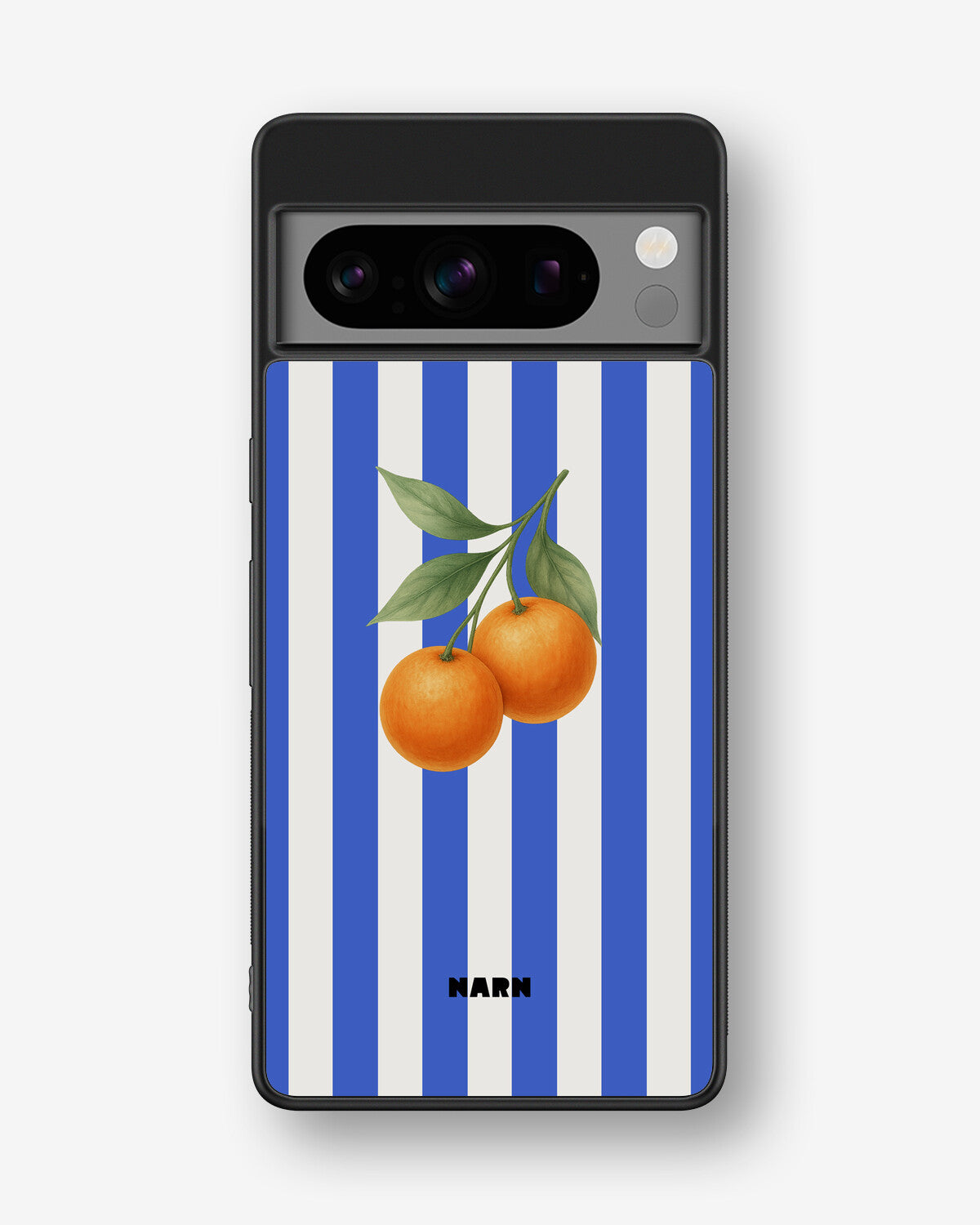 Google Pixel 8 Pro Hard Case – Orange Stripes - View 1