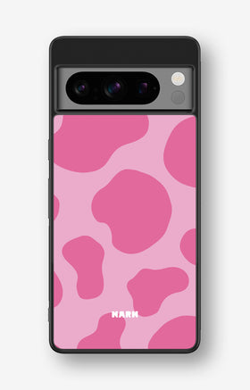Google Pixel 8 Pro Hard Case – Pink Moo - View 1
