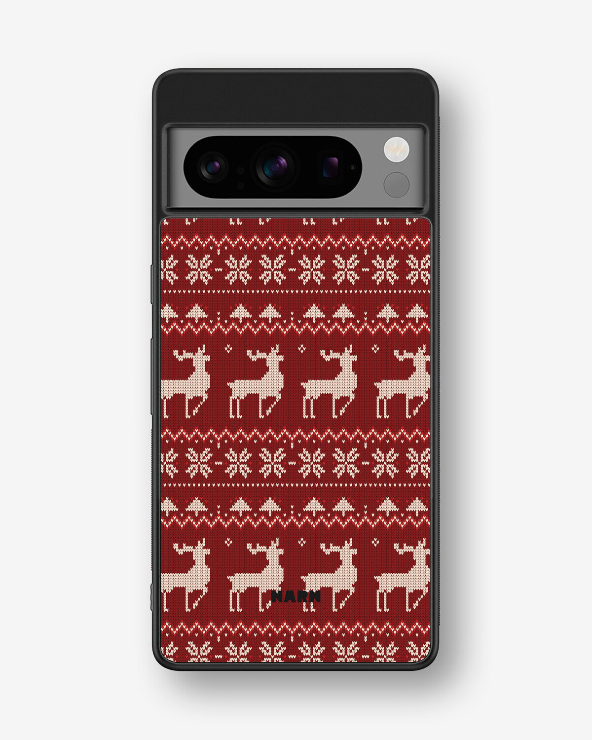 Google Pixel 8 Pro Hard Case – Reindeer Knit - View 1