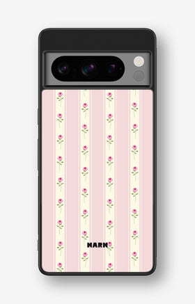 Google Pixel 8 Pro Hard Case – Rose Lines - View 1
