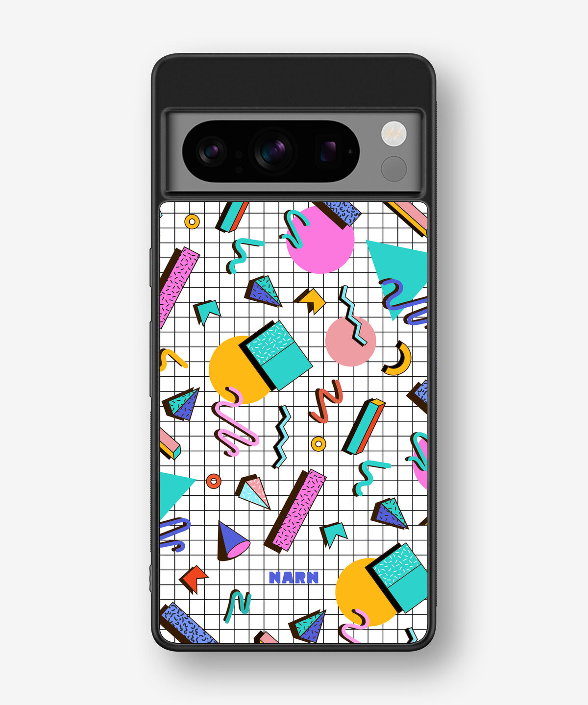 Google Pixel 8 Pro Hard Case – 80s Memphis - View 1