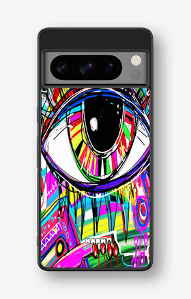 Google Pixel 8 Pro Hard Case – Abstract Eye - View 1