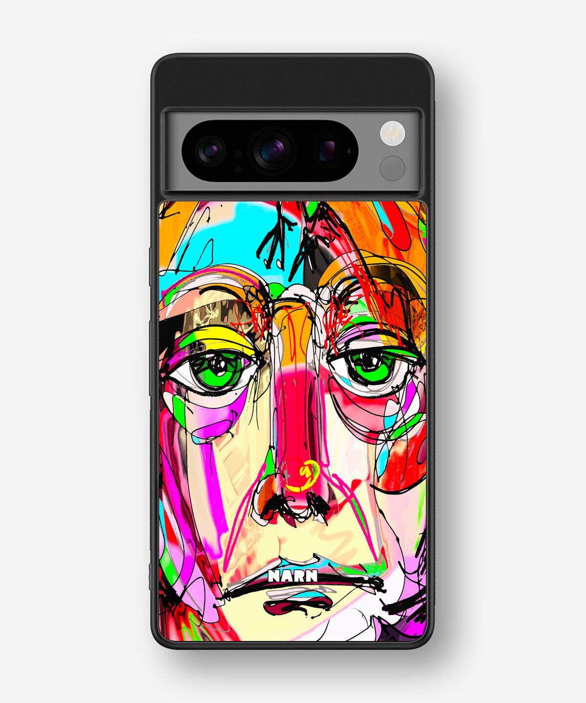 Google Pixel 8 Pro Hard Case – Abstract Portrait - View 1