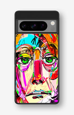 Google Pixel 8 Pro Hard Case – Abstract Portrait - View 1