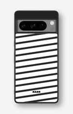 Google Pixel 8 Pro Hard Case – Black Stripes - View 1
