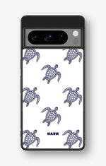 Google Pixel 8 Pro Hard Case – Blue Turtles - View 1
