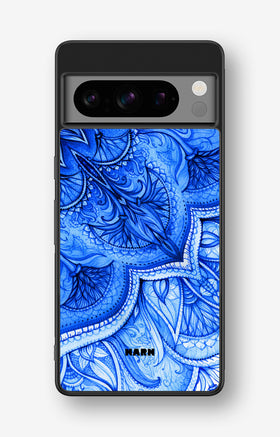 Google Pixel 8 Pro Hard Case – Blue Vintage - View 1