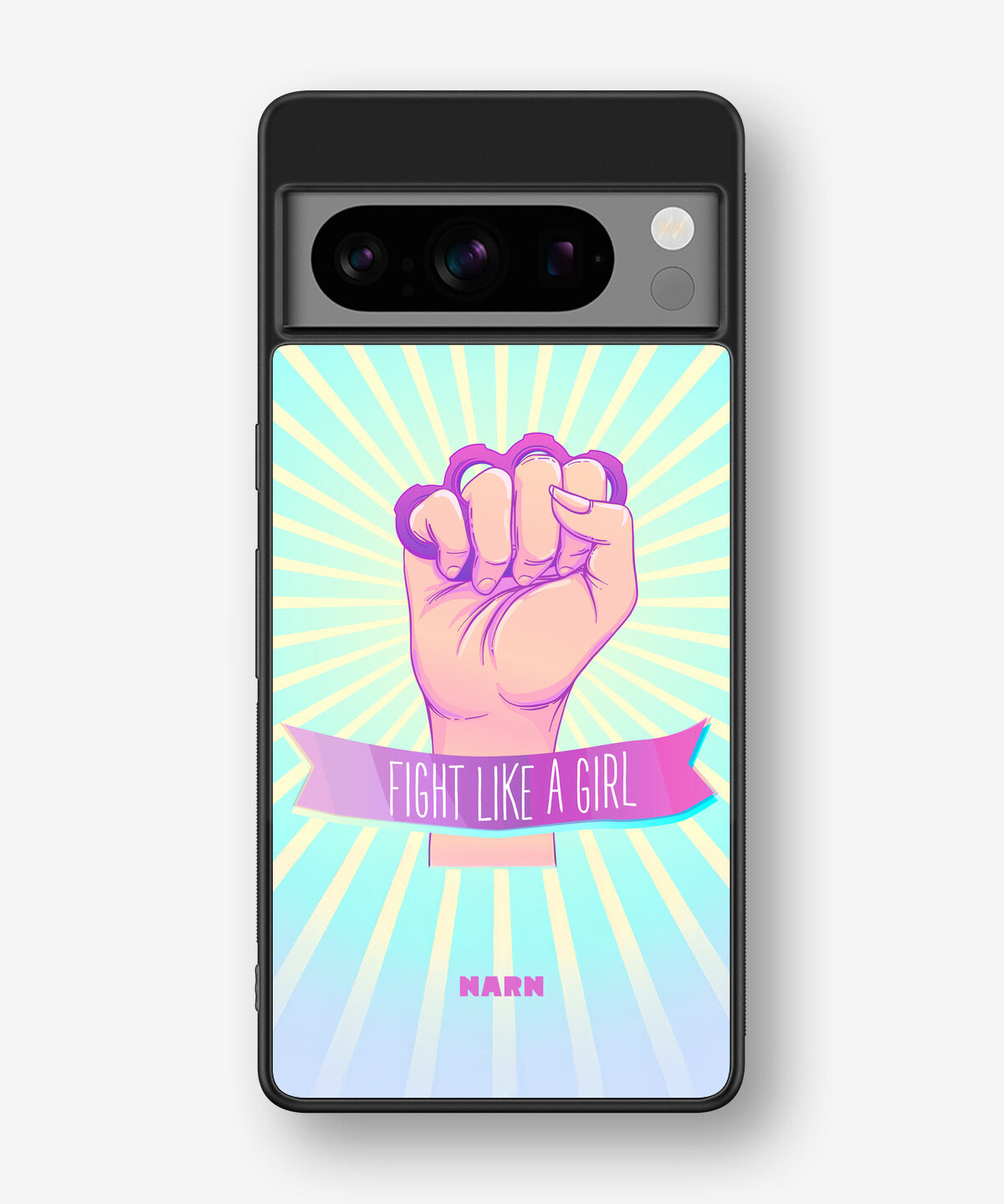 Google Pixel 8 Pro Hard Case – Fight Like A Girl - View 1