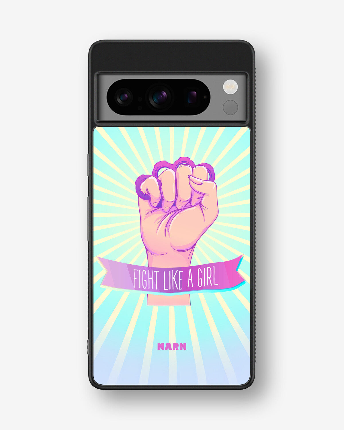 Google Pixel 8 Pro Hard Case – Fight Like A Girl - View 1