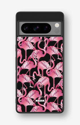 Google Pixel 8 Pro Hard Case – Flamingos - View 1