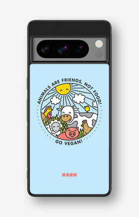 Google Pixel 8 Pro Hard Case – Friends, Not Food - View 1