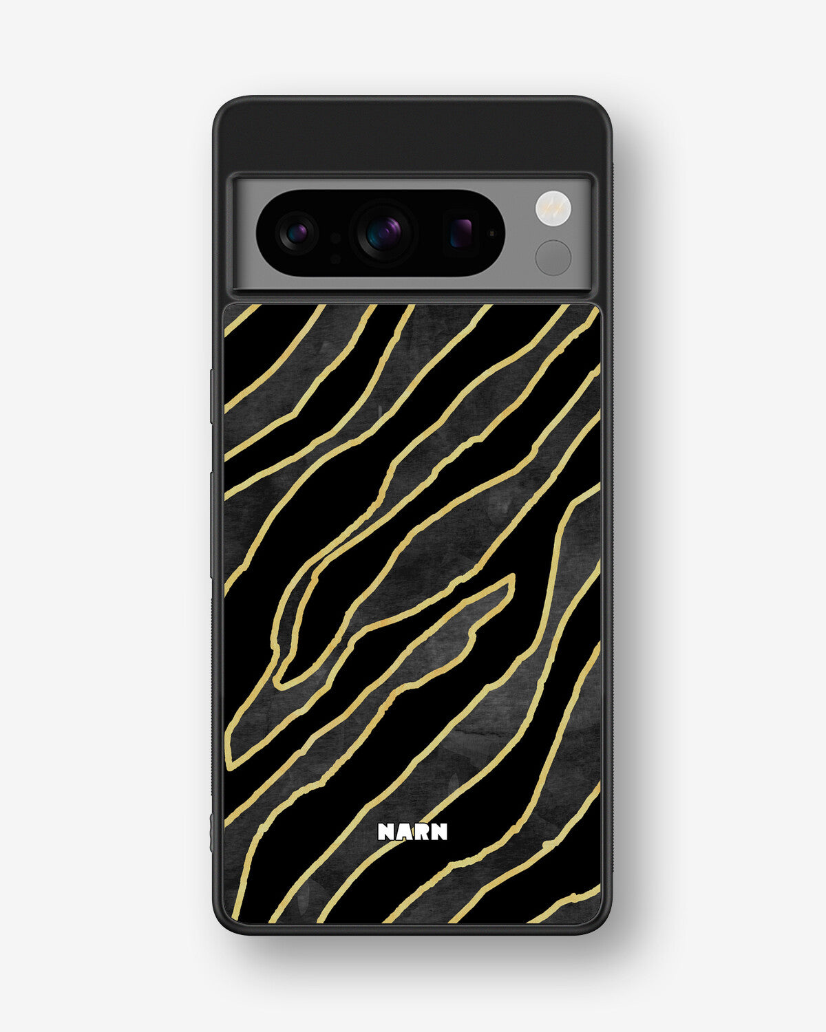Google Pixel 8 Pro Hard Case – Golden Zebra - View 1