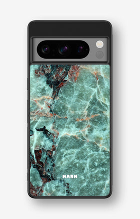 Google Pixel 8 Pro Hard Case – Green Marble - View 1