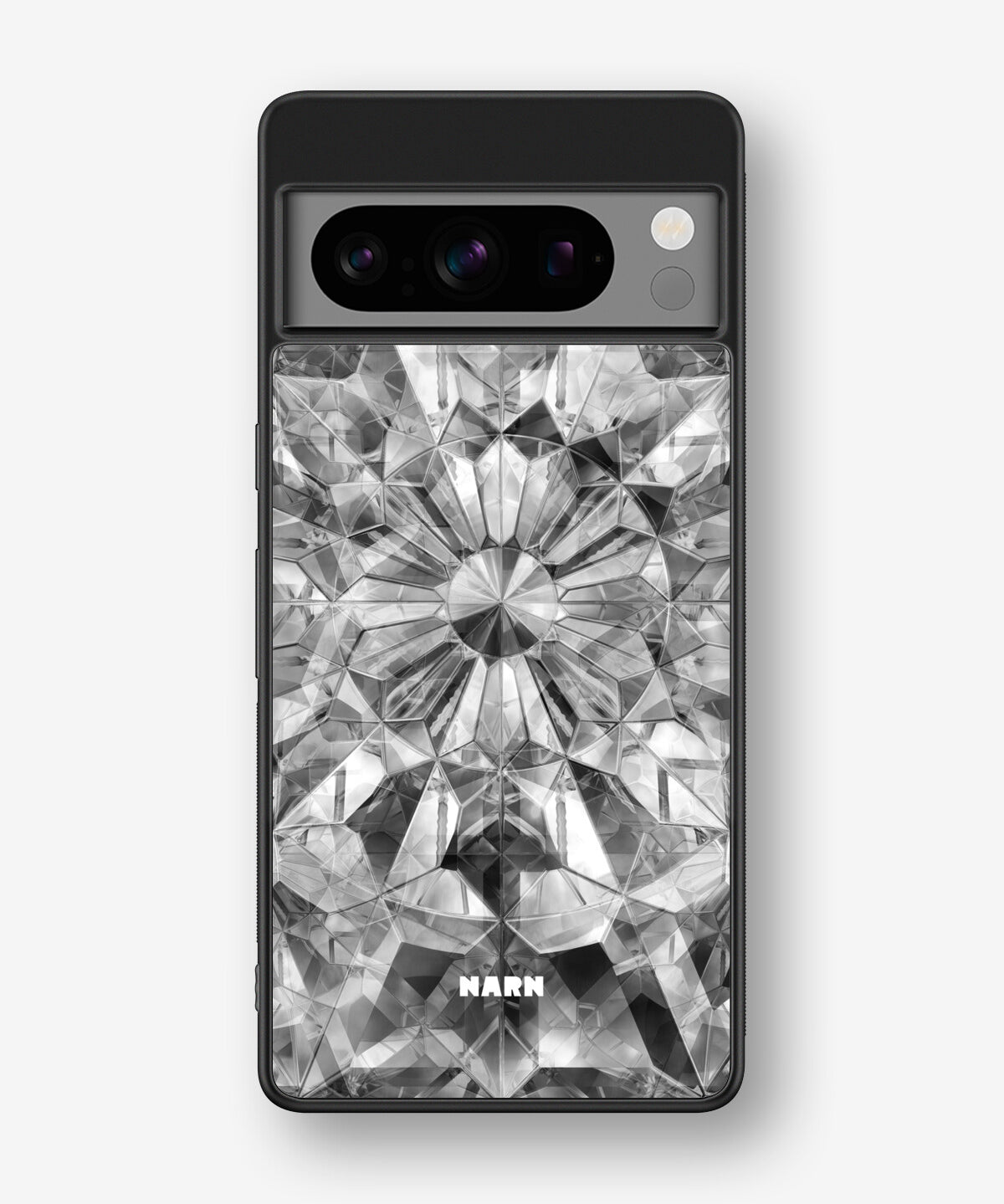 Google Pixel 8 Pro Hard Case – Grey Crystals - View 1