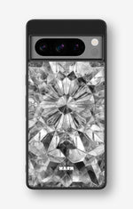 Google Pixel 8 Pro Hard Case – Grey Crystals - View 1